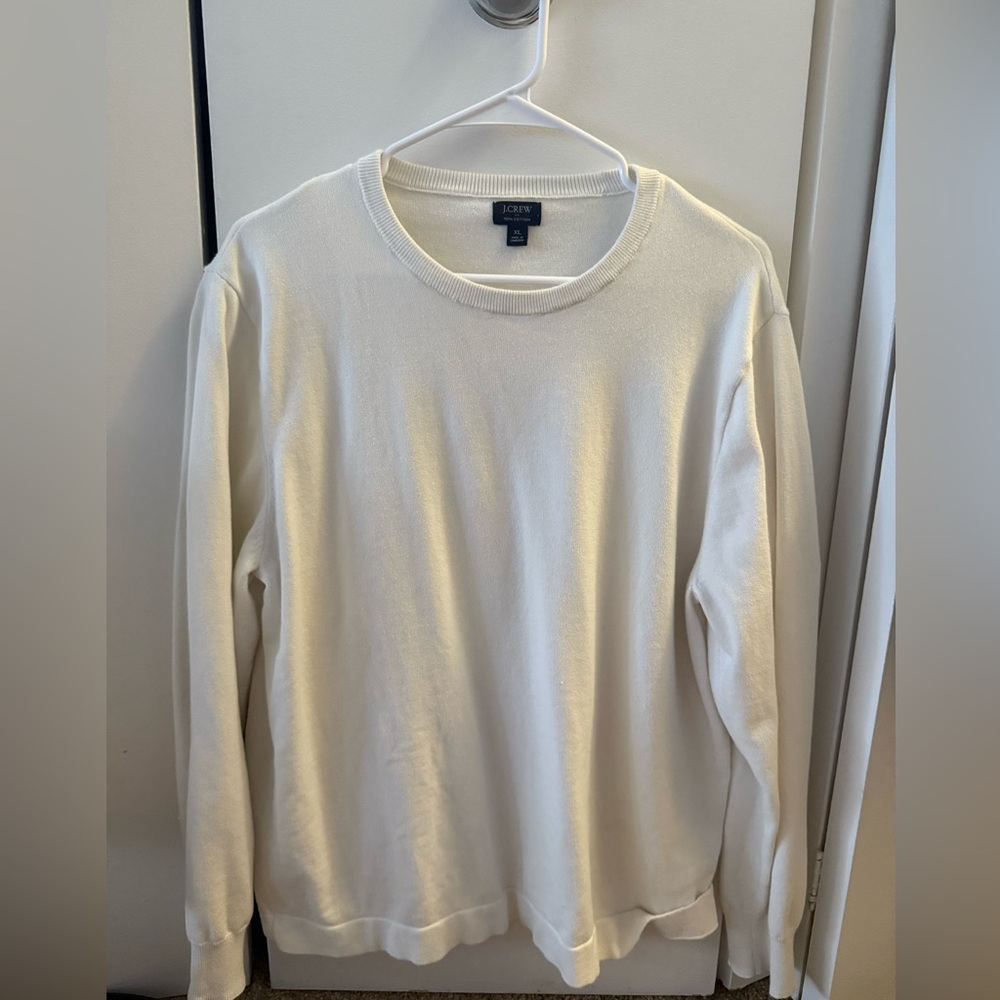 JCrew White Men's Sweater